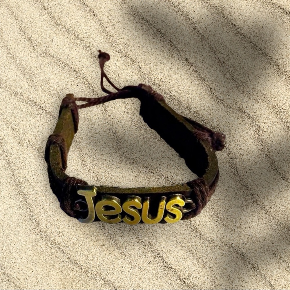 Caligirl, Leather Jesus Mcgrath Bracelet - Picture 2 of 4